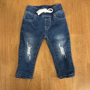 Little Bipsy Classic Distressed Denim 6-12M